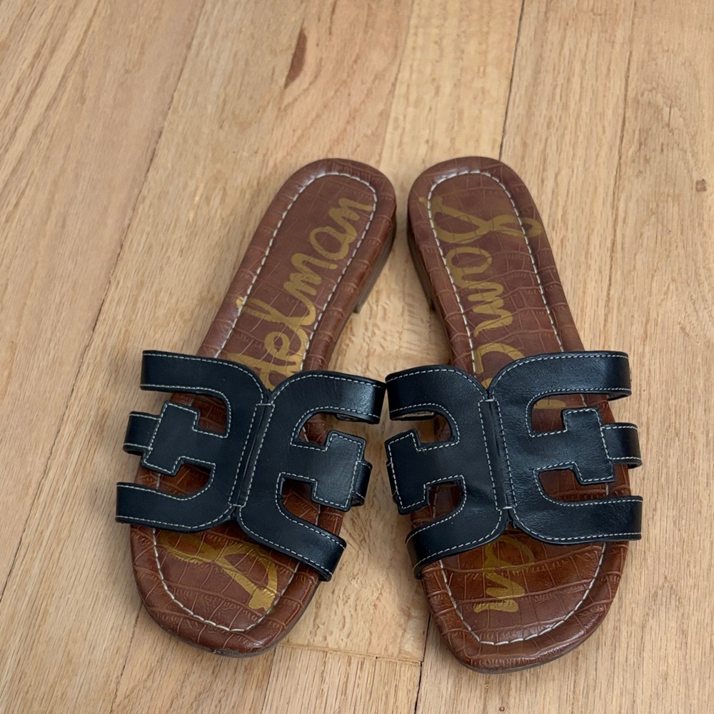 Sam Edelman Black Slide Sandals